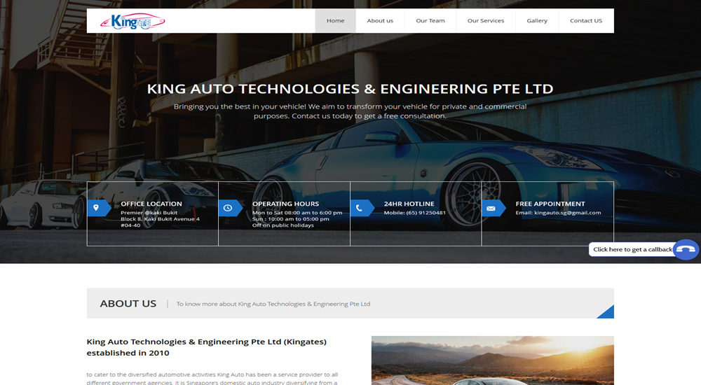 NICKTUNG client — Singapore business we built for