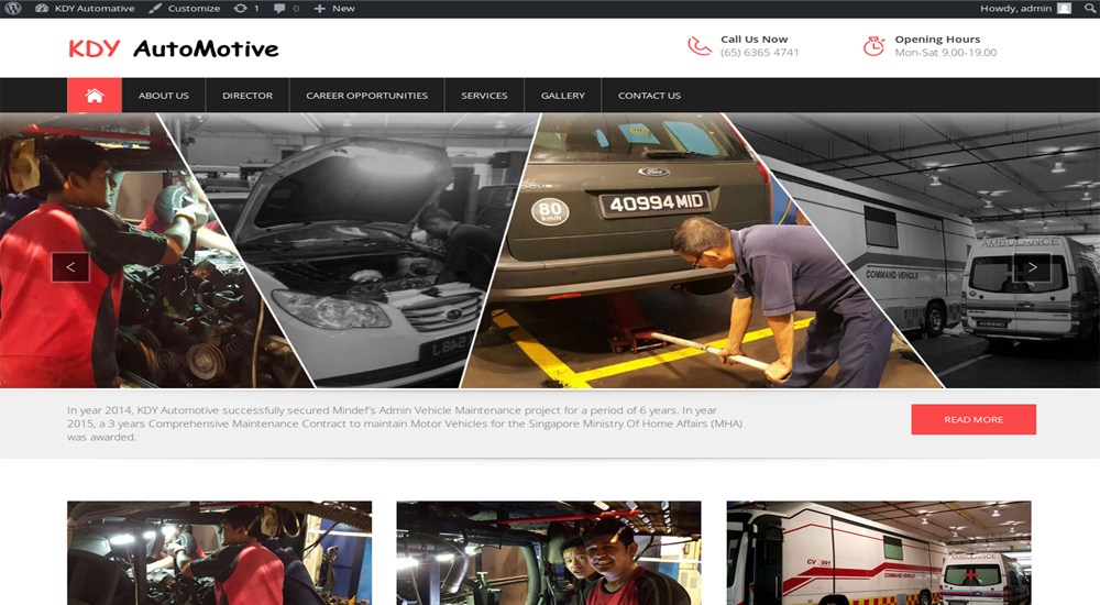 NICKTUNG client — Singapore business we built for