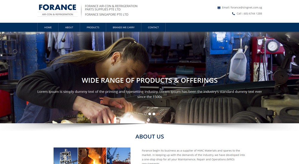 NICKTUNG client — Singapore business we built for