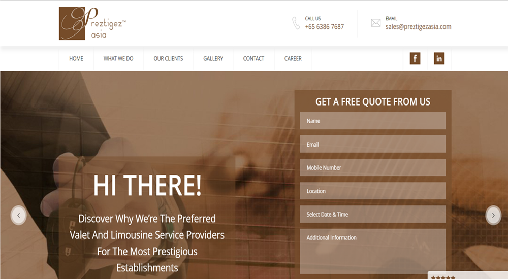 NICKTUNG client — Singapore business we built for