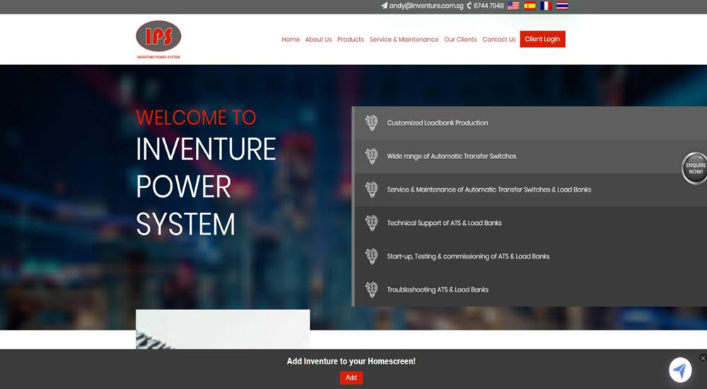 Inventure Power System (IPS)